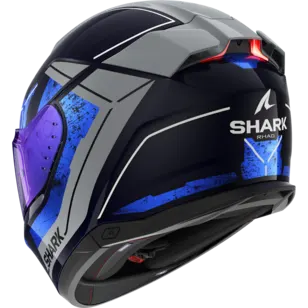 Casco shark azul sale