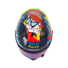 Cargar imagen en el visor de la galería, CASCO HRO 523 DV DEXTER AZUL MARINO-ROJO BRILLO SKU: H523DEXAMROB-#