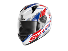 Cargar imagen en el visor de la galería, CASCO SHARK RIDILL 1.2 PHAZ WH/RED/BLU | SKU: HE0533EWBR#