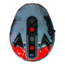 Cargar imagen en el visor de la galería, CASCO HRO 523DV HOKUSAI | GRIS/ROJO VISOR TRAN | SKU: HRO-523-HOKUSAIRJ-#