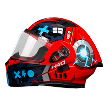 Cargar imagen en el visor de la galería, CASCO HRO 3420DV BOT | ROJO | SKU: HRO-3420-BOTR-#