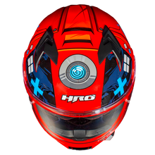 Cargar imagen en el visor de la galería, CASCO HRO 3420DV BOT | ROJO | SKU: HRO-3420-BOTR-#
