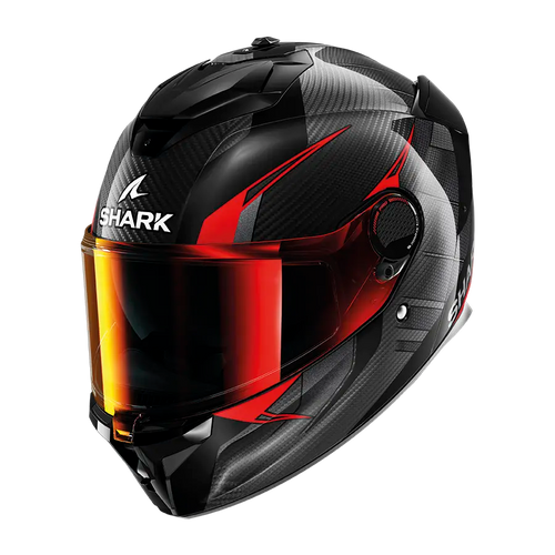Casco Integral Para Moto Shark Spartan Rs Blank Negro/ Rojo