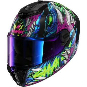 CASCO SHARK SPARTAN RS SHAYTAN, *MICA TRANSPARENTE*