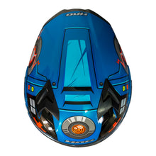 Cargar imagen en el visor de la galería, CASCO HRO 3420DV BOT | AZUL/NARANJA VISOR TRAN | SKU: HRO-3420-BOTAN-#
