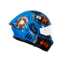 Cargar imagen en el visor de la galería, CASCO HRO 3420DV BOT | AZUL/NARANJA VISOR TRAN | SKU: HRO-3420-BOTAN-#