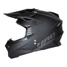 Cargar imagen en el visor de la galería, CASCO HRO MX03 ACROSS |  BLACK MATTE SOLID | SKU: HRO-MX03-NMSO-#