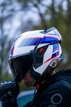 Cargar imagen en el visor de la galería, CASCO OXO SIKTER BLANCO/ AZUL | SKU: HE8710EWUB#