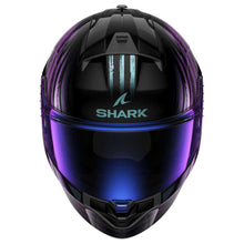 Cargar imagen en el visor de la galería, CASCO SHARK RIDILL 2 ASSYA NEGRO/ MORADO | HE1120EKXK#