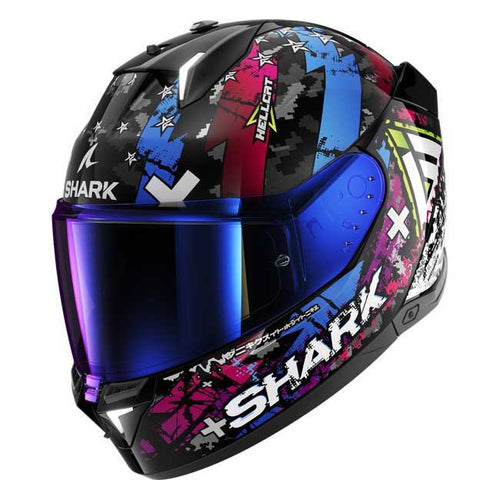 CASCO SHARK SKWAL i3 HELLCAT KUB *MICA TRANSPARENTE* | Incluye mica de regalo | SKU: HE0828EKUB#