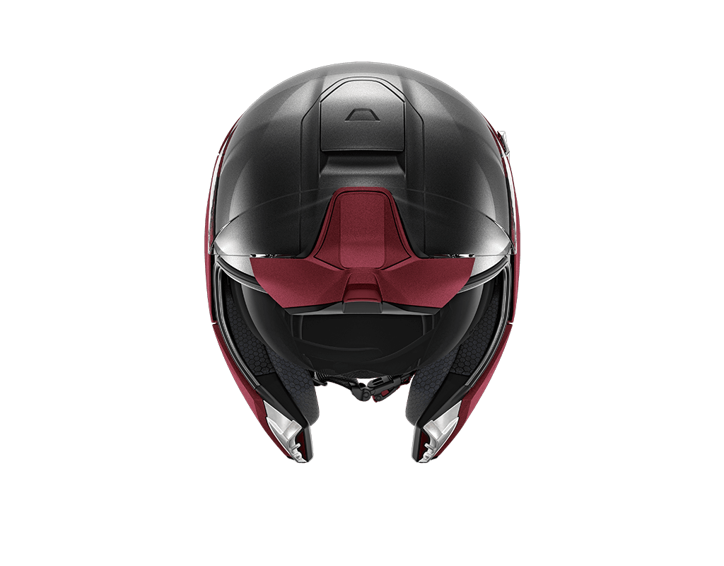 Casco Jet Para Moto Shark Citycruiser Dual Rojo/ Gris